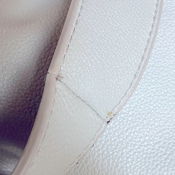 MICHAEL KORS ASTOR Cement Gray Leather Hobo Messenger Shoulder Bag - Picture 10 of 13